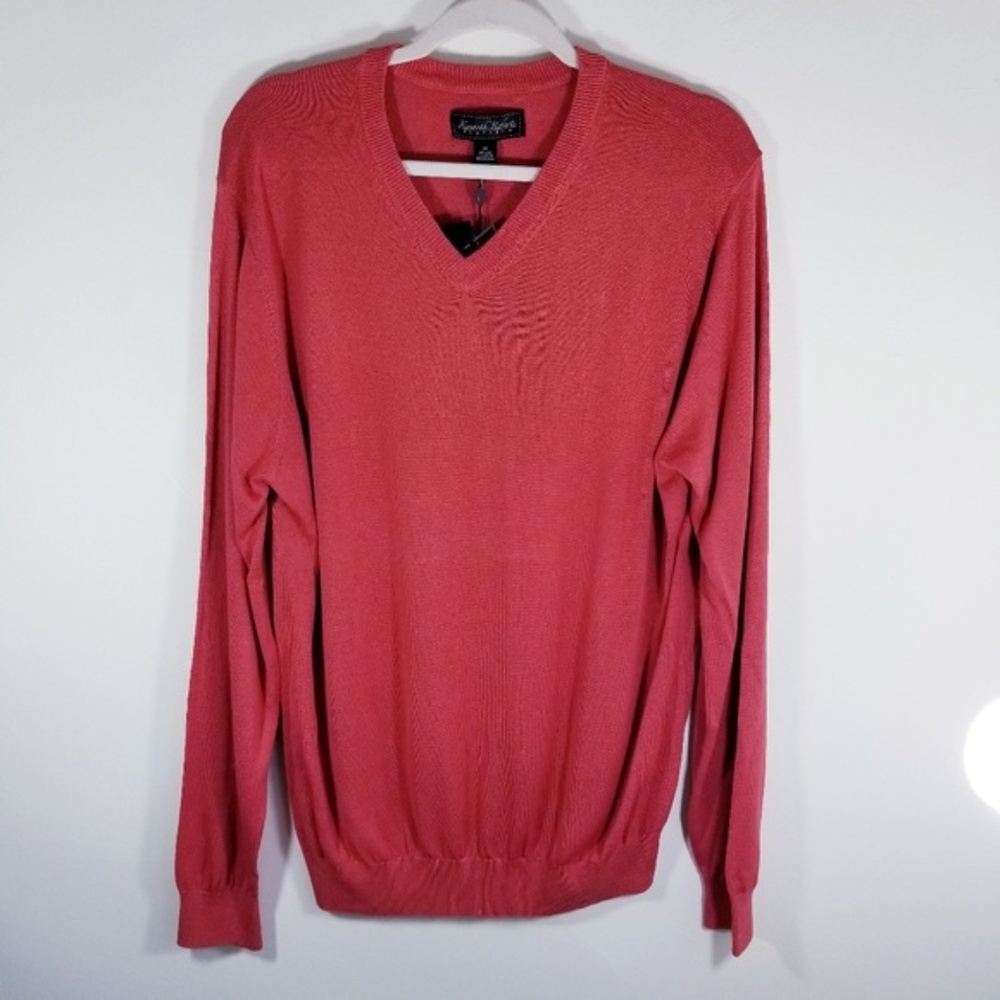 NWT Kenneth Roberts Platinum Silk Blend Sweater